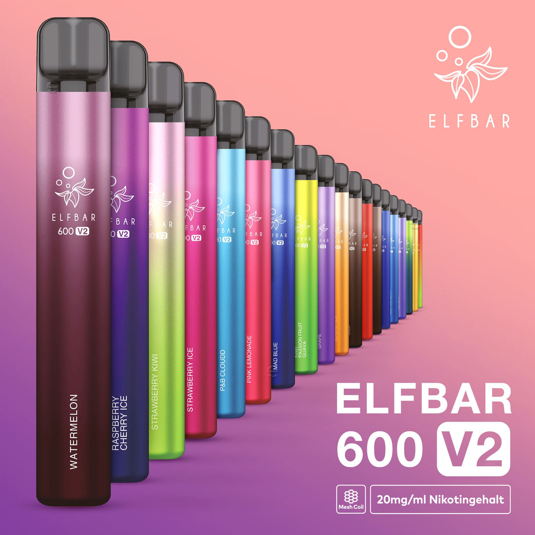 Elf Bar 600 V2 - ab sofort erhltlich! City Smoke Elf Bar 600 V2 - ab sofort erhltlich! City Smoke