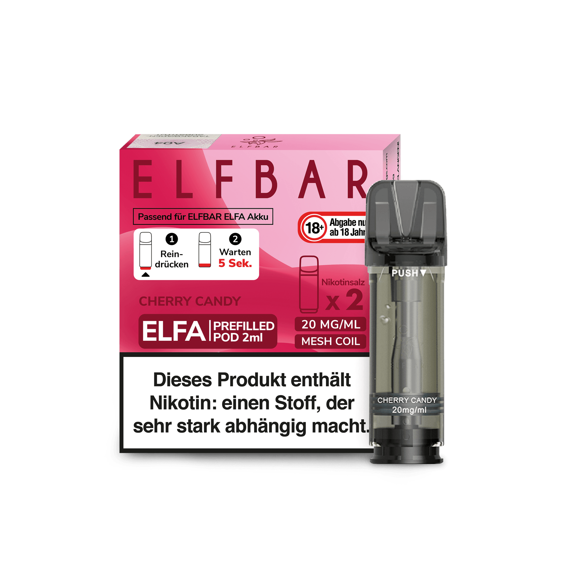 ELFA by Elf Bar - Cherry Candy - Pod - 2ER Pack