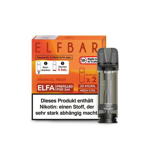 ELFA by Elf Bar - Tropical Fruit- Pod - 2ER Pack