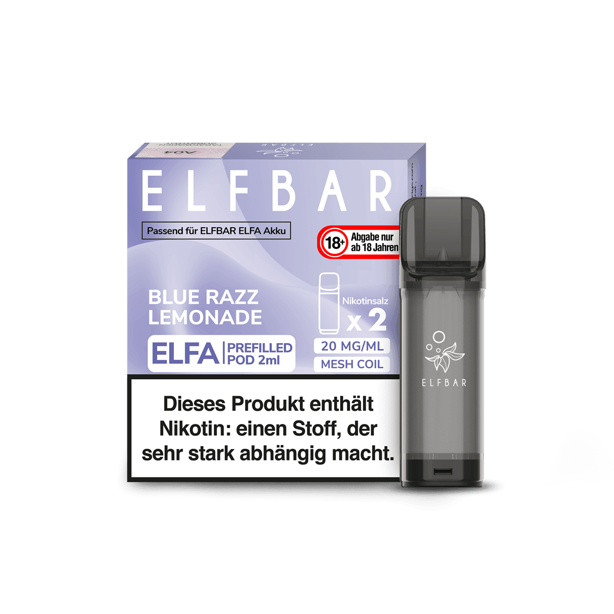 ELFA by Elf Bar - Blue Razz Lemonade - Pod - 2ER Pack